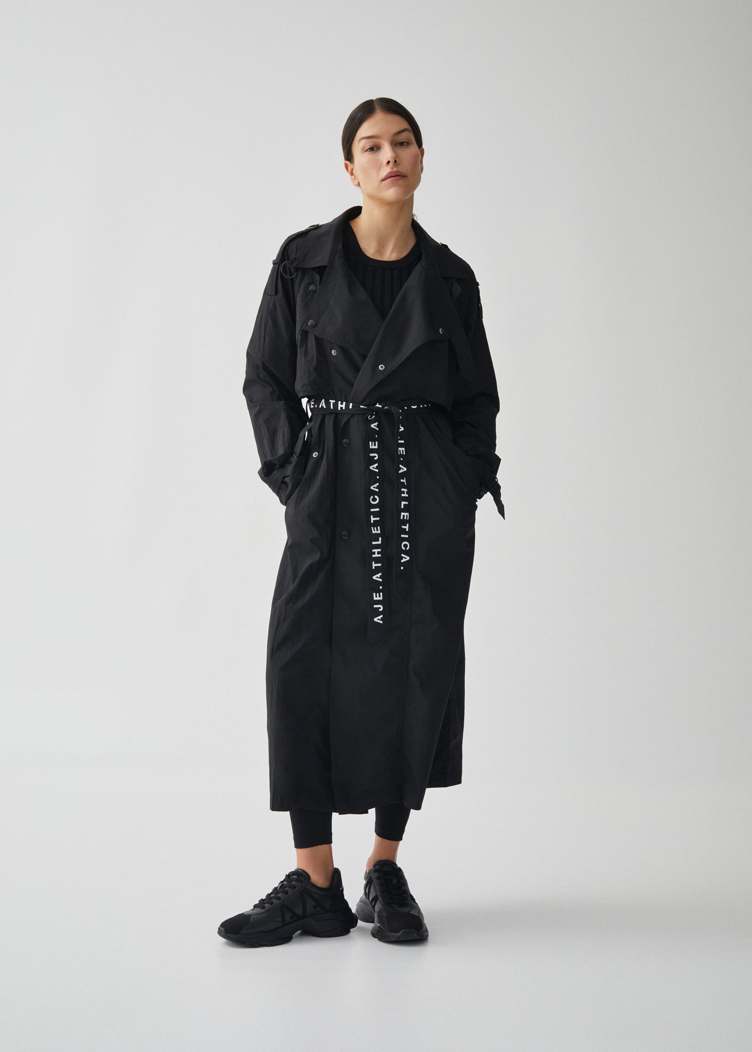 Longline Belted Trench 703